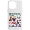 V8Shop Back To School Middle School Custodia per iPhone 14 Pro Max Scuola media Magia Club Halloween Scuola Studente Insegnante