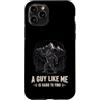 Sasquatch Seeker Designs Custodia per iPhone 11 Pro Bigfoot Sasquatch Unico Foresta Mountain Guy