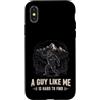 Sasquatch Seeker Designs Custodia per iPhone X/XS Bigfoot Sasquatch Unico Foresta Mountain Guy