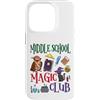 V8Shop Back To School Middle School Custodia per iPhone 14 Pro Scuola media Magia Club Halloween Scuola Studente Insegnante