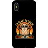 Back to School First Day Rams Vintage Bo Custodia per iPhone X/XS I'm Ready to Crush 3rd Grade Ram occhiali da sole retrò divertente cool