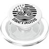 Brittany Celtic Culture Bandiera celtica della Bretagna Triskele Bretone PopSockets PopGrip per MagSafe
