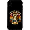 Back to School First Day Tigers Vintage Custodia per iPhone XS Max Occhiali da sole con tigre di terza elementare I'm Ready to Crush