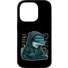 coder cyber hoodie dolphin code dolphin Custodia per iPhone 14 Pro Coder Dolphin con cappuccio