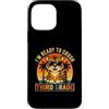 Back to School First Day Tigers Vintage Custodia per iPhone 13 Pro Max Occhiali da sole con tigre di terza elementare I'm Ready to Crush, retro divertente