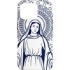 Happy Catholics Custodia per iPhone 16 Pro Nostra Signora di Lourdes Immacolata Concezione Maria Cattolica
