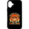 Back to School First Day Hawks Vintage B Custodia per iPhone 16 Plus I'm Ready to Crush 3rdGrade Hawk Occhiali da sole retrò divertenti