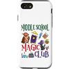 V8Shop Back To School Middle School Custodia per iPhone SE (2020) / 7/8 Scuola media Magia Club Halloween Scuola Studente Insegnante