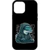 coder cyber hoodie dolphin code dolphin Custodia per iPhone 12 Pro Max Coder Dolphin con cappuccio