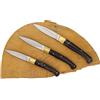 MARTINEZ ALBAINOX COLTELLO LAMA 7,5CM MANICO IN CORNO NERO