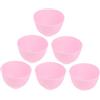 Cabilock 6 Pezzi Ciotole in Silicone per Maschere Facciali Contenitori Impilabili per Miscelazione Trattamenti Skincare e Make-up Strumenti Versatili per Spa e Casa Facili da Pulire