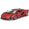 Burago Bburago B18-21099R 1:24 Lamborghini SIAN FKP 37 Rosso, Disegni e Colori Assortiti