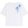 iBlues T-shirt in Jersey di Cotone con Ricamo Palme