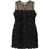 TWINSET Abito corto in tulle con fiori 3D Actitude Twinset