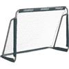 Relaxdays Porta da Calcio per il Giardino, per Adulti e Bambini, in Metallo, con Rete, HLP: 110 x 150 x 75 cm, Grigio