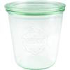 Weck 6 barattoli in vetro anticaduta da 290 ml, con coperchio in vetro, resistenti al calore, adatti al forno a microonde, 900 pezzi