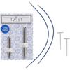 Chiaogoo - Chiaogoo Twist (5 + 8 cm, 3,50 mm) Short Shorchangeable Agon TIPS COMBO PACCHETTO - 1 unità Multicolore