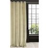EUROFIRANY - Tenda in velluto Velvet Warm Beige, tinta unita, liscia, con occhielli in metallo, 300 g/m2, 140 x 250 cm, 1 pezzo Opaca, soffice, moderno, classico, soggiorno, camera da letto