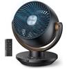 Dreo Ventilatore per camera da letto, ventilatore di circolazione dell'aria del computer con telecomando, ventilatori da tavolo da 11 pollici per tutta la stanza, flusso d'aria potente da 60 piedi,