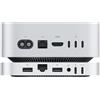 BEELINK EX Mate Mini B per Mac Mini M4 Dock, supporto in alluminio da 80 Gbps con slot SSD M.2 PCle (fino a 8 TB), USB-C*1, USB-A 3.0 x 2, 2,5 G LAN*1, SD 4.0 x 1, Type-C (PD 3.0)*1, periferiche per