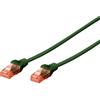 DIGITUS CAT 6 U-UTP Patch Cable, 5m, cavo di rete LAN DSL Ethernet, LSZH, rame, AWG 26/7, verde, Cat-6 - 5 m, Cavo patch - U-UTP - LSZH