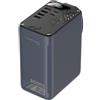 KONFULON 80000 mAh Power Bank ad alta capacità PD da 30 W, ricarica rapida, 22,5 W, portatile, USB C, con 5 uscite e display LCD, batteria per iPhone, Samsung, iPad, MacBook e campeggio