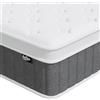 Bednew Materasso Matrimoniale 160x200cm Öko-Tex Standard 100, Molle Insacchettate 7 Zone, Spessore 26cm, Fermezza Media, Materiali Sicuri, Ideale per la Schiena, Garanzia