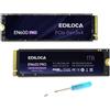 Ediloca EN600 PRO SSD 1TB PCle 3.0x4, NVMe M.2 2280, fino a 3500 MB/s, Unità a s