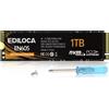 Ediloca EN605 1TB M.2 SSD, NVMe1.3 PCIe Gen3 x4 SSD Unità a stato solido interne