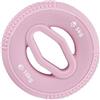 TUXCAXI Anelli per esercizi di presa in silicone di qualità per un efficace rafforzamento delle dita. Diametro esterno 7,7 cm/3,03 pollici. Anello di presa, rosa, da 5 a 10 kg