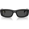 Ray-Ban Occhiali da Sole RB4944 601/87 Kiliane Puffer X ASAP Rocky Nero/Ultra Black Unisex 55/19/145