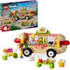 LEGO Friends Food Truck Hot-Dog, Giochi per Bambine e Bambini da 4 Anni in su, Piccolo Camion Giocattolo con Cucina, 2 Mini Bamboline di Leo e Kaya, il Gatto Churro, Accessori e Cibo 42633