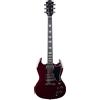 EKO GUITARS - Chitarra Elettrica DV‑300, Corpo Pioppo, Manico Acero, Tastiera Laurel, 2 Humbucker, Ponte Tune‑O‑Matic, 22 Tasti, Colore Rosso