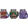 Nemesis Now Dungeons & Dragons - Set di 3 mini boccali da 8,6 cm | D&D Drinkware, inserti in acciaio inox, resina dipinta a mano, set di tazze fantasy
