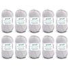 Gründl Lana Baby Cotton - Lana per Bambini per Maglia e Uncinetto - Resistente e Facile da Lavare - 50% Cotone, 50% Poliacrilico - 10 Gomitoli da 50g/140m - Ferri 3,5-4,5 - Grigio Chiaro