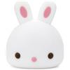 Muitomas Lampada coniglio in Silicone Soft Touch, Lampada da Comodino LED Multicolore Touch, Ricaricabile USB-C Senza Fili, Luce Notturna per Bambini e Camera da Letto