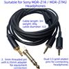 Cavo audio di ricambio nero per Sony per MDR-Z7M2 3,5mm lunghezza 3 metri