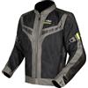 LS2 Garda Air Giacca tessile da moto, nero/neon, XL