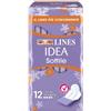 Lines Idea Sottile Assorbente Con Ali Ripiegato 12 Pezzi