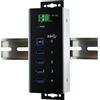 EXSYS EX-1185HMVS-WT Hub metallico USB3.0 a 4 porte su guida Din Intervallo di temperatura da -40 °C a 85 °C