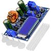 AZDelivery AZ-Delivery Alimentazione HW-140 DC-DC Buck Boost Converter Step Up/Down, display LCD, 3A 5,5V-30V a 0,5V-30V compatibile con Arduino, 1 set