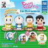 Takara Tomy Arts Fig. Chokkori-san I'm Doraemon set completo di 5 Takara Gashapon Japan nuovo