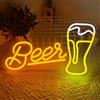 Beiskafnvsz Birra Insegna al Neon Birra LED Segno per la Decorazione Della Parete Birra Luce