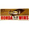 Honda Adesivo Williams Honda F1 1986 British GP Brands Hatch 1-2 Finish Mansell Piquet