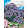 L'ORTOLANO Sementi da fiore di qualità in bustina per uso amatoriale (AGERATO NANO VIOLETTO)