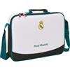 safta Real Madrid EQUIPAZIONE 26/27 - Portafoglio estraibile, valigetta portatodo, borsa a tracolla, comoda e versatile, qualità e resistenza, 38 x 6 x 28 cm
