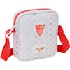 safta SEVILLA FC PRESCUCOLAR - Borsa a tracolla piccola, borsa per bambini, ideale per bambini dai 5 ai 14 anni, comoda e versatile, qualità e resistenza, 16 x 4 x 18 cm