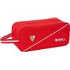 safta SEVILLA FC - Scarpiera media, multiuso, portatodo, sport, extraculare, calcio, comoda e versatile, 34 x 14 x 15 cm