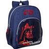 safta STAR WARS - Zaino scuola per bambini, adattabile al carrello, ideale per bambini in età scolare, comodo e versatile, qualità e resistenza, 32 x 12 x 38 cm