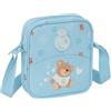 safta Real Madrid, borsa a tracolla blu piccola, borsa per bambini, ideale per bambini dai 5 ai 14 anni, comoda e versatile, qualità e resistenza, 16 x 4 x 18 cm